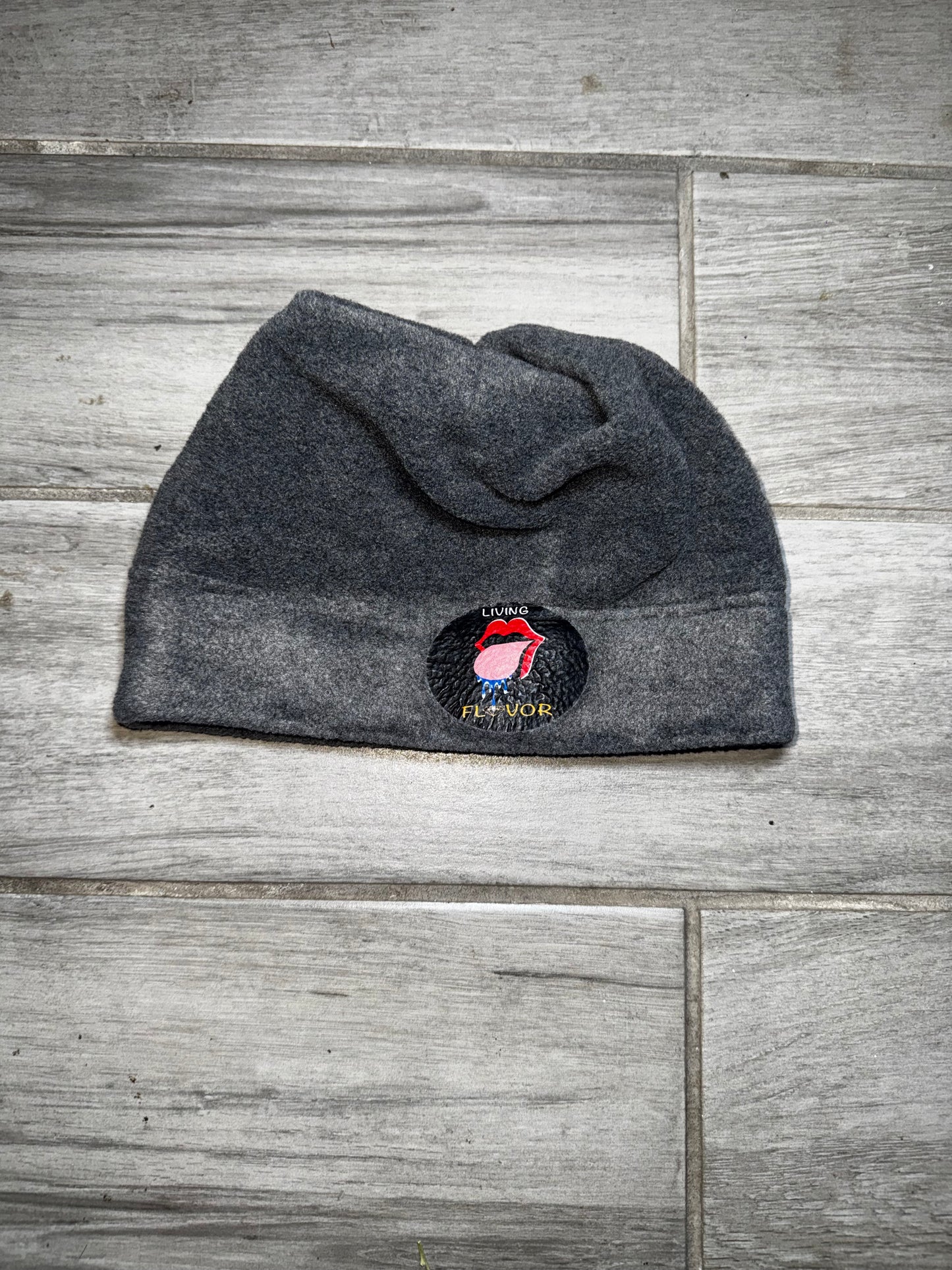 The original living flavor fleece beanie hat
