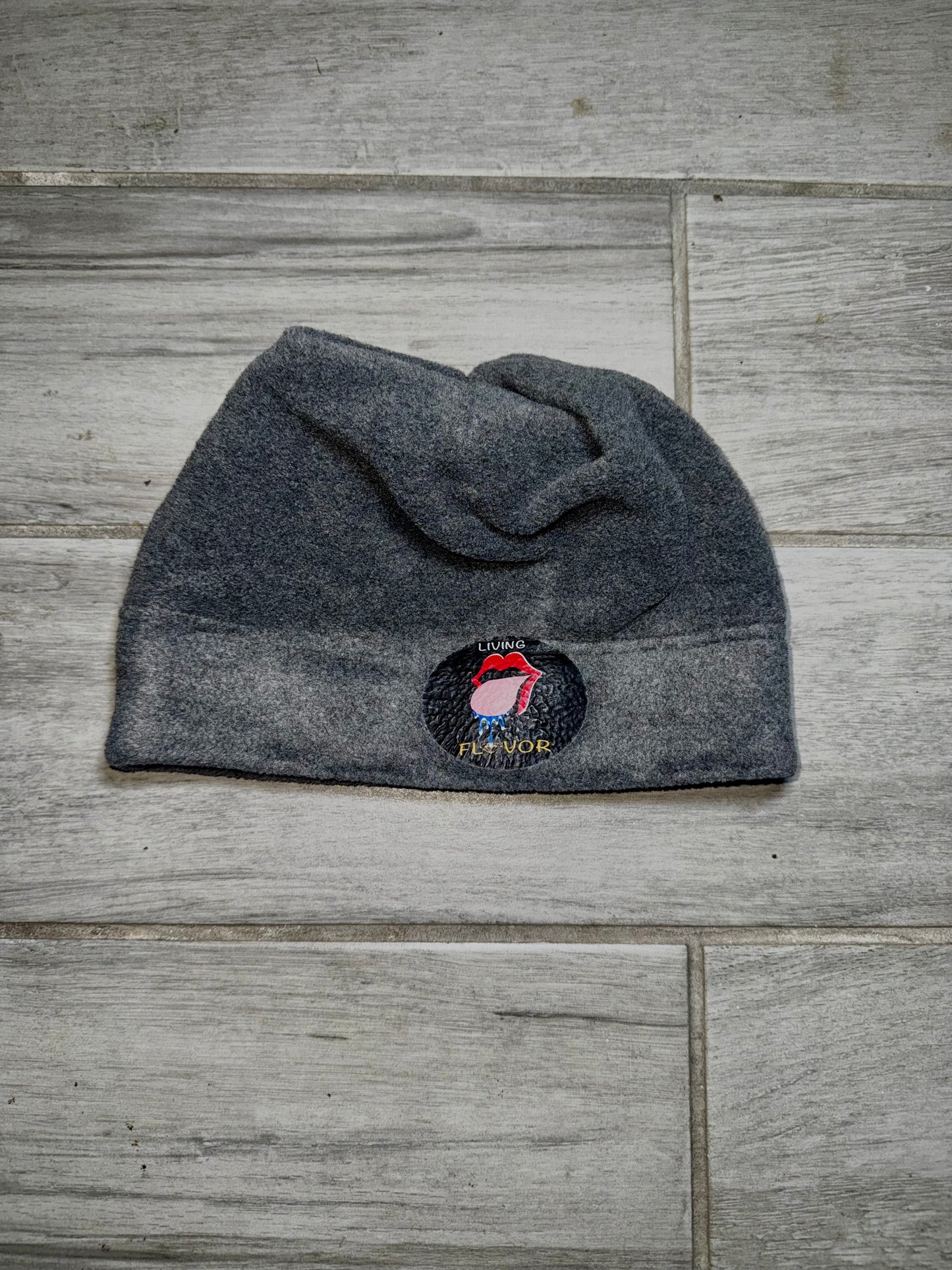 The original living flavor fleece beanie hat