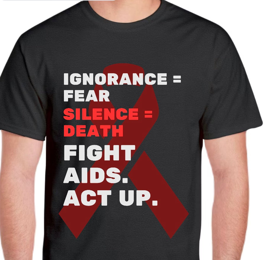 Aids Awareness T-shirts for staff