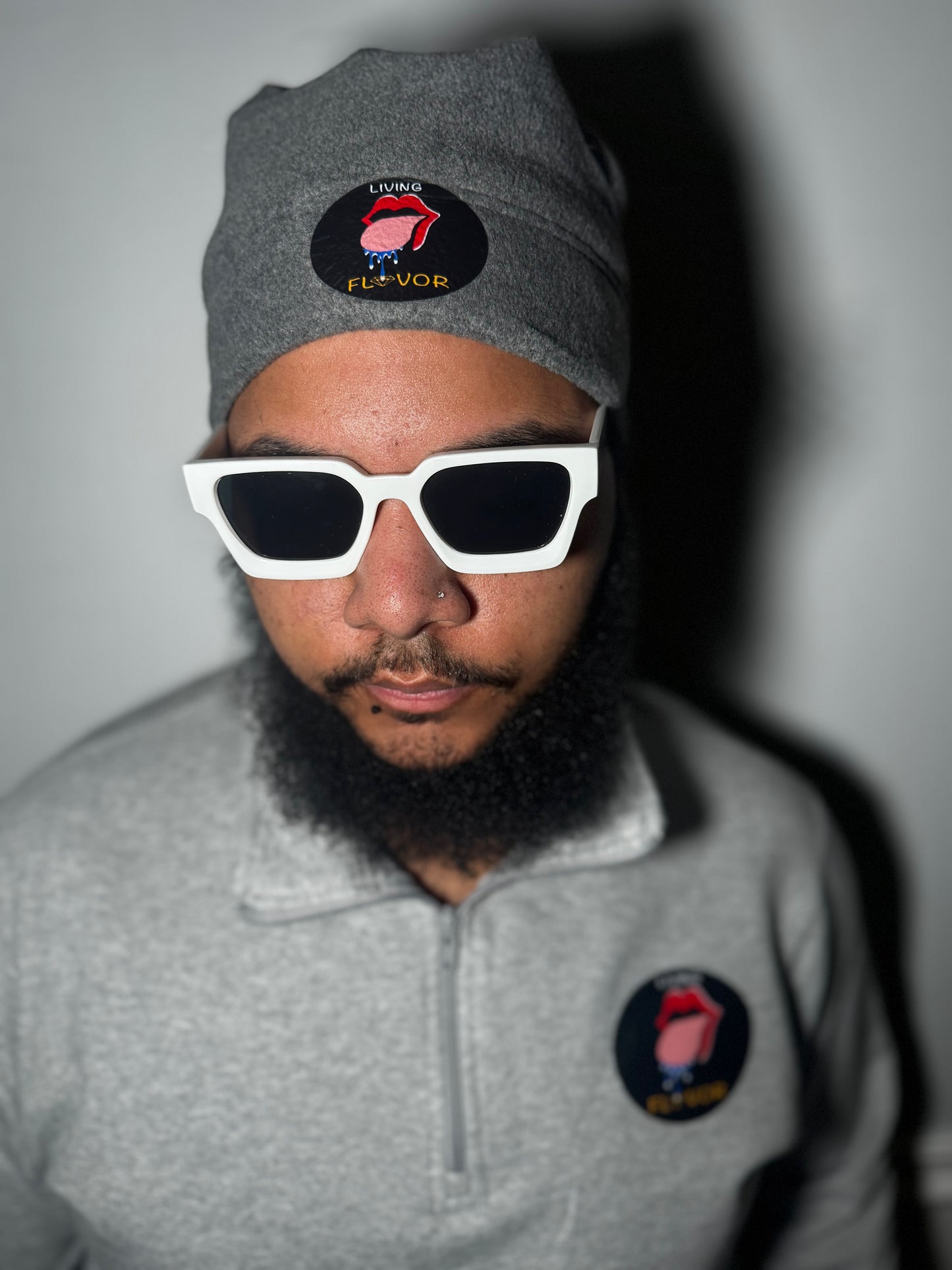 The original living flavor fleece beanie hat